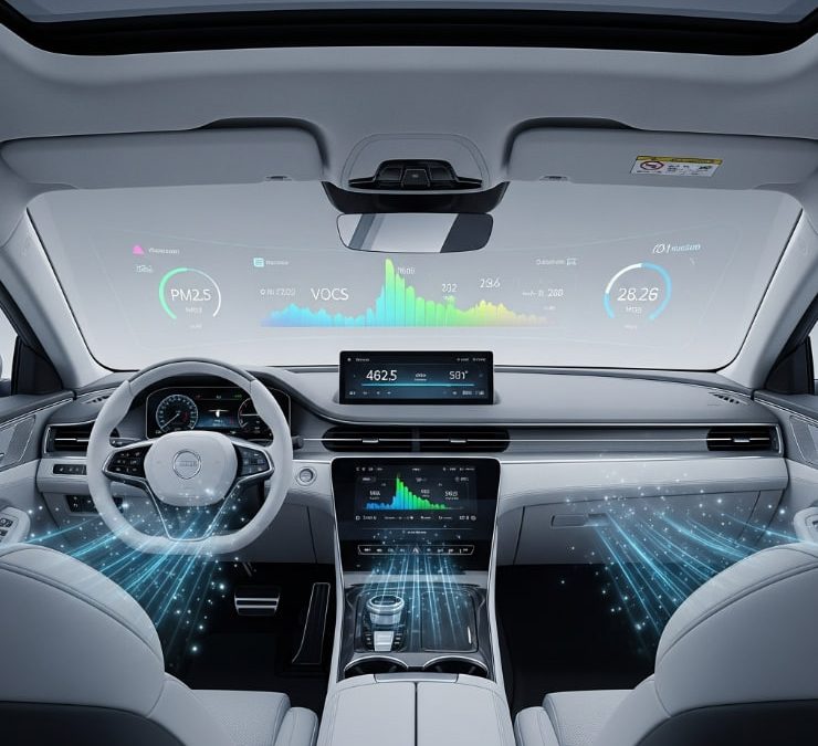 بررسی سنسور تشخیص سطح آلودگی داخل و خارج کابین