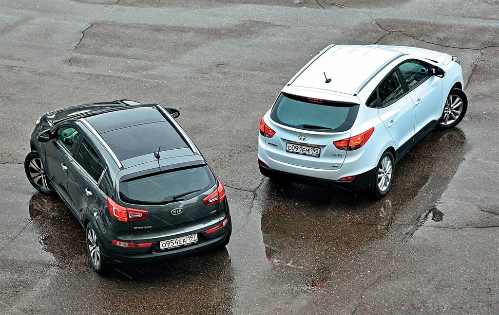 مقایسه اسپورتیج و توسان